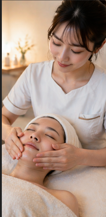 フェイシャルマッサージの方法